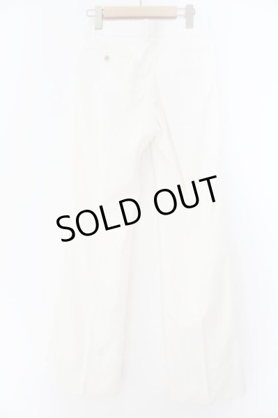 画像4: TORNADO MART / ストレッチフレアスラックスパンツ S ホワイト O-24-05-06-098-TO-pa-YM-ZT93 (4)