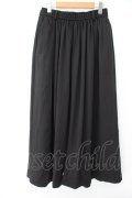 【WINTERセール】NO ID. BLACK / ギャザーバギートラウザーズパンツ 1 ブラック O-24-05-06-103-NO-pa-YM-ZT94