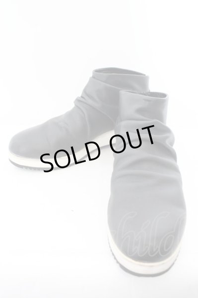 画像1: TORNADO MART / 静岡店限定シャークソールレザースニーカー M ブラック O-24-05-06-112-TO-sho-YM-ZT3000 (1)