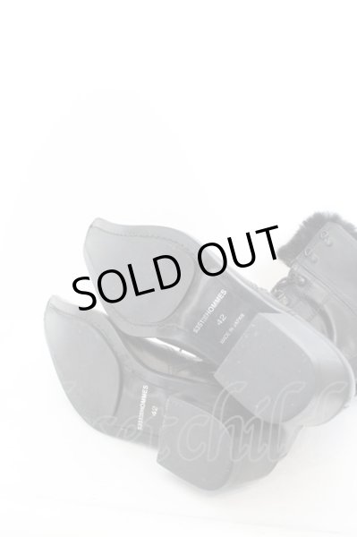 画像7: 5351pour les Hommes / ファーロングブーツ 42 ブラック O-24-05-06-113-53-sho-YM-ZT3000 (7)