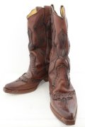 【WINTERセール】5351pour les Hommes / ウエスタンブーツ 40 ブラウン O-24-05-06-114-53-sho-YM-ZT-S003
