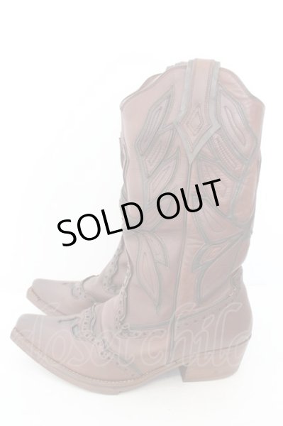 画像2: 5351pour les Hommes / ウエスタンブーツ 40 ブラウン O-24-05-06-114-53-sho-YM-ZT-S003 (2)