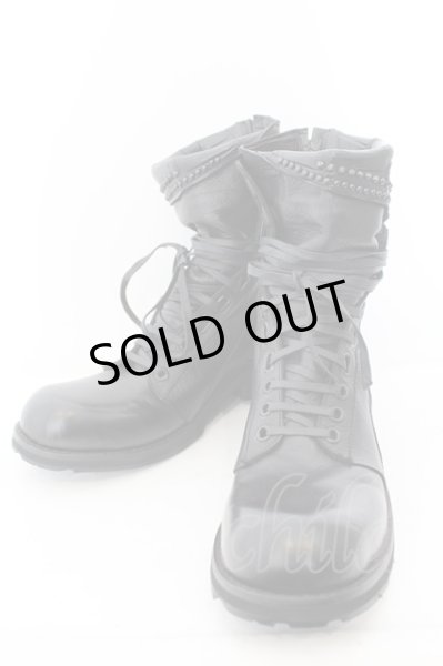 画像1: KMRii / Crush Chrome Boots 03　ブーツ  ブラック O-24-05-06-115-KM-sho-YM-ZT-S003 (1)