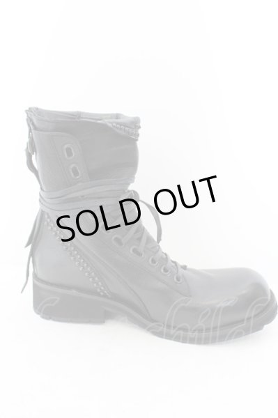 画像4: KMRii / Crush Chrome Boots 03　ブーツ  ブラック O-24-05-06-115-KM-sho-YM-ZT-S003 (4)