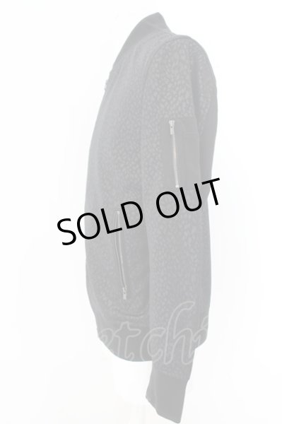 画像2: 5351pour les Hommes / LONSDALE LONDONコラボ　ジャージMA-1ジャケット 3 ブラック O-24-05-06-017-53-ja-YM-ZT92 (2)