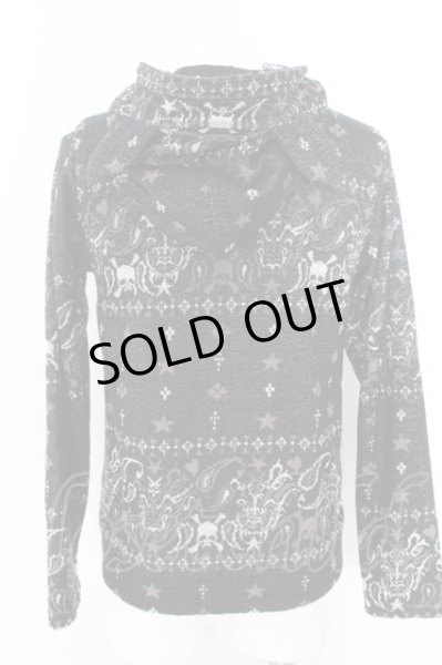 画像3: Roen / ミミ付きジップアップペイズリーパーカー 46 ブラック O-24-05-06-020-Ro-to-YM-ZT92 (3)