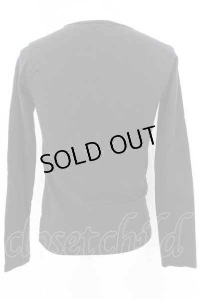 画像2: TORNADO MART / ゴシックプリントカットソー  ブラック O-24-05-06-022-TO-to-YM-ZT92 (2)