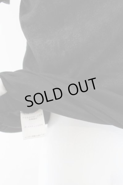 画像3: 5351pour les Hommes / ポリスウェードムラエンボスTシャツ 3 ブラック O-24-05-06-025-53-ts-YM-OS (3)