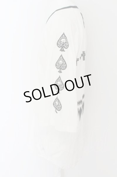 画像2: SMACK ENGINEER / PRINT 七分袖カットソー L ブラックｘホワイト O-24-05-14-042-SM-to-YM-OS (2)