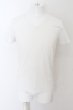 画像1: Zero by TORNADO MART / テレコVネックTシャツ M ホワイト O-24-05-14-043-Ze-ts-YM-ZT444 (1)