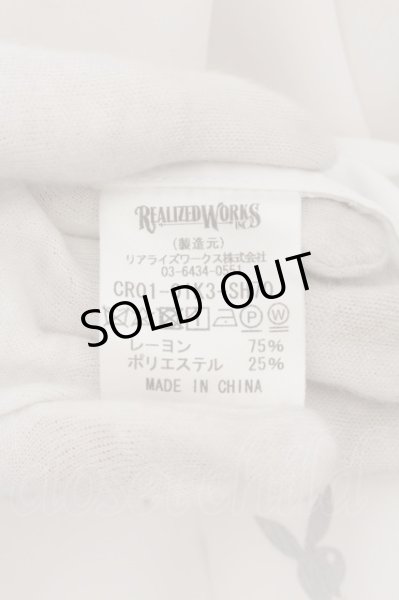 画像3: THE CRIMIE / PLAYBOYコラボ　甚平シャツ L ホワイト O-24-05-14-044-Th-sh-YM-ZT444 (3)