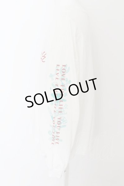 画像2: MSML / GRAPHIC LONG SLEEVE　カットソー L ホワイト O-24-05-14-045-MM-to-YM-ZT033 (2)