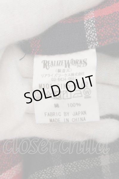 画像3: MSML / CRAZY PATTERN BALLOON OMBRE CHECK　シャツ L レッドｘグレー O-24-05-14-047-MM-sh-YM-ZT484 (3)