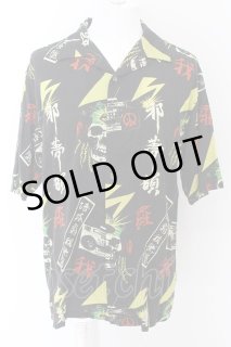 PROPA9ANDA / EGO TRIPPING コラボ BACK PRINT CHECK SHIRT 開襟シャツ