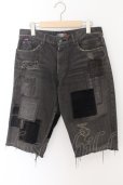 画像1: 【WINTERセール】NAPATOR / DESTROYED DENIM SHORT　パンツ 31 グレー O-24-05-14-053-NA-pa-YM-ZT065 (1)