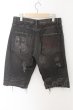 画像2: NAPATOR / DESTROYED DENIM SHORT　パンツ 31 グレー O-24-05-14-053-NA-pa-YM-ZT065 (2)
