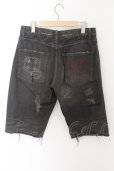 画像2: 【WINTERセール】NAPATOR / DESTROYED DENIM SHORT　パンツ 31 グレー O-24-05-14-053-NA-pa-YM-ZT065 (2)