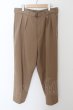 画像1: CHORD NUMBER EIGHT / TWO TUCK WIDE　パンツ L ブラウン O-24-05-14-054-CM-pa-YM-ZT484 (1)