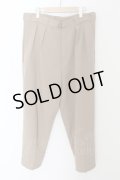 【セール】CHORD NUMBER EIGHT / TWO TUCK WIDE　パンツ L ブラウン O-24-05-14-054-CM-pa-YM-ZT484