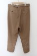画像2: CHORD NUMBER EIGHT / TWO TUCK WIDE　パンツ L ブラウン O-24-05-14-054-CM-pa-YM-ZT484 (2)