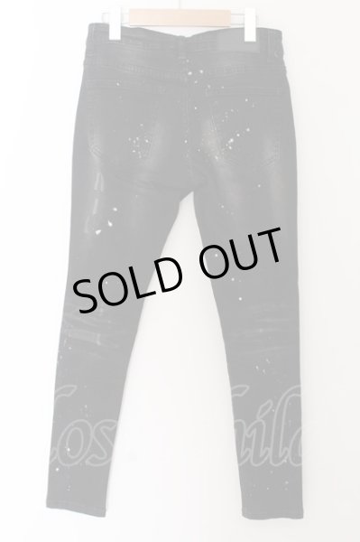 画像2: CavariA / リペアストレッチスキニーデニムパンツ 44 ブラック O-24-05-14-065-Ca-pa-YM-ZT002 (2)