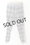 【セール】MSML / 2LINE CHECK　パンツ L グレー O-24-05-14-068-MM-pa-YM-ZT451