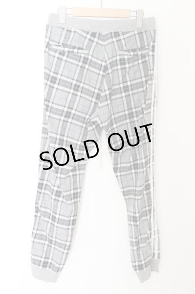 画像2: MSML / 2LINE CHECK　パンツ L グレー O-24-05-14-068-MM-pa-YM-ZT451 (2)