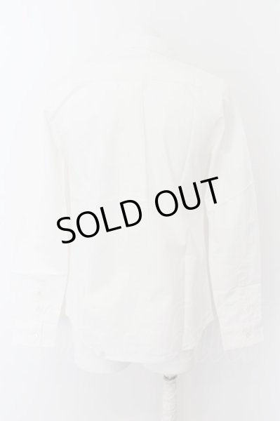 画像2: GOSTAR DE FUGA / INJECTION ストレッチオックスフォード 44 ホワイト O-24-05-14-016-GO-sh-YM-OS (2)