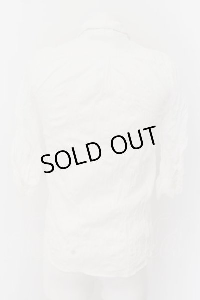 画像2: FUGA / Modesty ブロードワッシャー7分袖シャツ 44 ホワイト O-24-05-14-021-FU-sh-YM-ZT003 (2)