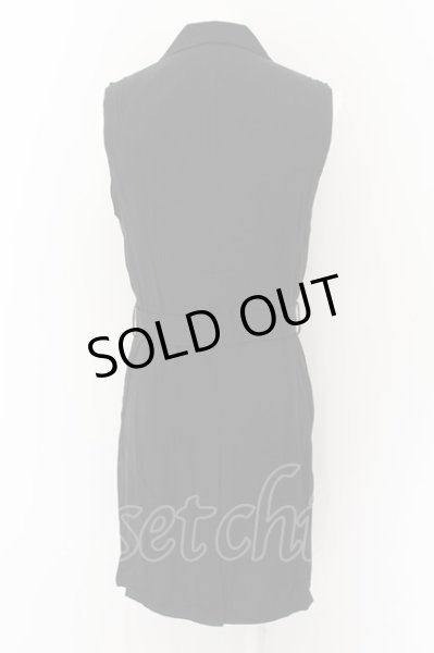 画像2: CIVARIZE / Authority ノースリーブトレンチコート 44 ブラック O-24-05-14-024-CI-to-YM-OS (2)