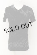 gene par YUKIO MISHIBA / Revive Vneck　Tシャツ 46 ブラック O-24-05-14-026-ge-ts-YM-OS