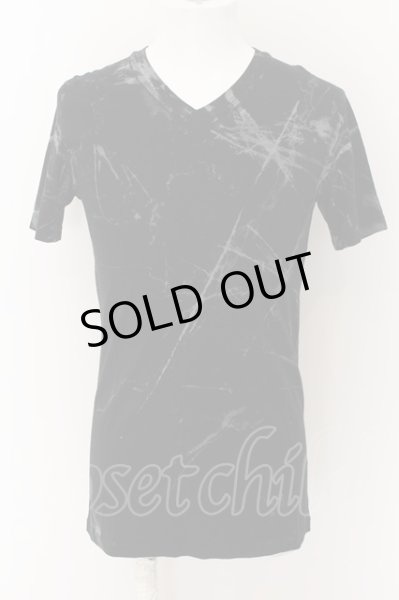 画像1: gene par YUKIO MISHIBA / Revive Vneck　Tシャツ 46 ブラック O-24-05-14-026-ge-ts-YM-OS (1)