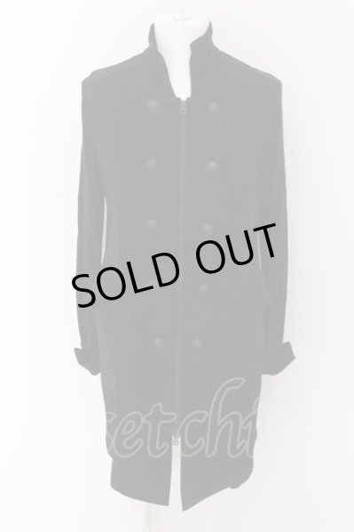 画像1: CIVARIZE / onarch ロングナポレオンコートジャケット 46 ブラック O-24-05-14-004-CI-ja-YM-ZT484 (1)