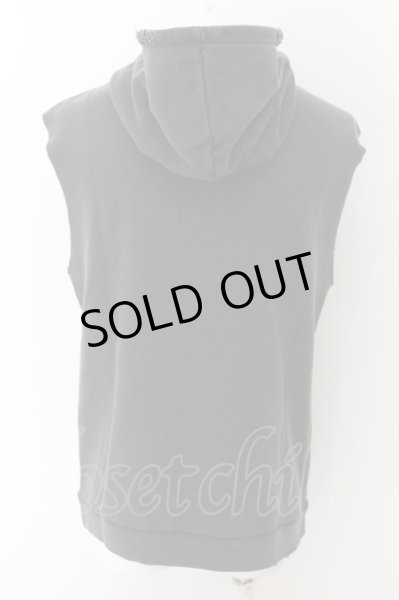 画像3: Moonage Devilment（清春） / CSREAM ノースリーブフーディー　パーカー 46 グレー O-24-05-16-023-MO-to-YM-ZT445 (3)