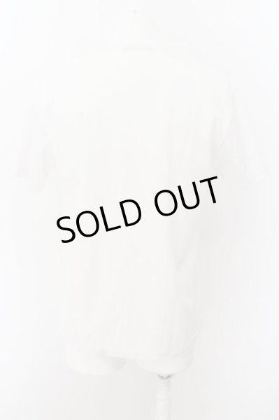 画像2: TORNADO MART / ストライプジャガードVネックTシャツ M ホワイト O-24-05-16-026-TO-ts-YM-ZT445 (2)