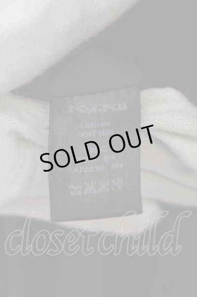 画像7: KMRii / ゴートスキンバイカーダブルライダースジャケット 1 ブラック O-24-05-16-002-KM-ou-YM-ZT-ML003 (7)