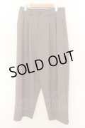 glamb / Four Tuck Baggy Slacks M/ ブラウン O-24-05-16-028-gl-pa-YM-ZT444