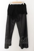 画像1: IFSIXWASNINE / TUXEDO PANTS PIG ワイドパンツ F ブラック O-24-05-16-037-IF-pa-YM-ZT-ML001 (1)