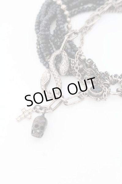 画像3: gunda（ガンダ） / FINGER BRACELET　ブレスレット  シルバーｘブラック O-24-05-16-045-gu-ac-YM-OS (3)