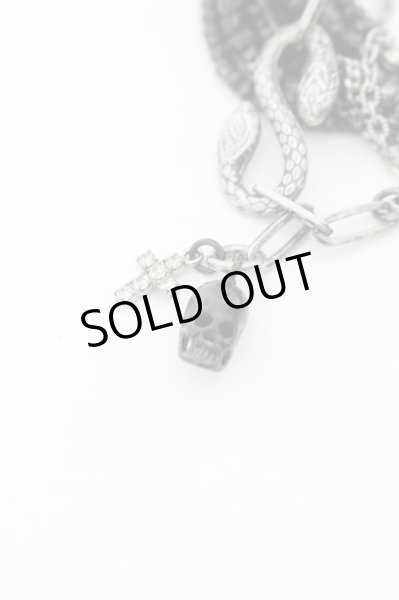 画像4: gunda（ガンダ） / FINGER BRACELET　ブレスレット  シルバーｘブラック O-24-05-16-045-gu-ac-YM-OS (4)