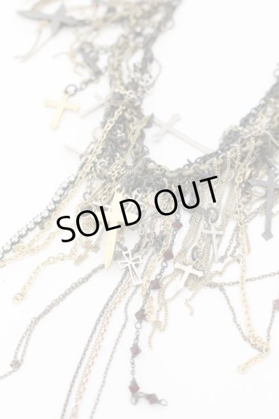 画像3: gunda（ガンダ） / JUNK HEAVEN-17　ネックレス  シルバーｘゴールドｘピンク O-24-05-16-046-gu-ac-YM-OS (3)