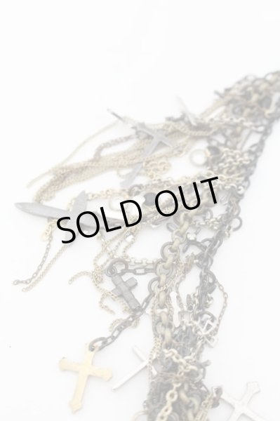 画像4: gunda（ガンダ） / JUNK HEAVEN-17　ネックレス  シルバーｘゴールドｘピンク O-24-05-16-046-gu-ac-YM-OS (4)