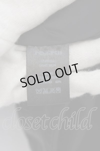 画像5: KMRii / サーペントクロススタッズゴートスキンダブルライダースジャケット 1 ブラック O-24-05-16-001-KM-ou-YM-OS (5)