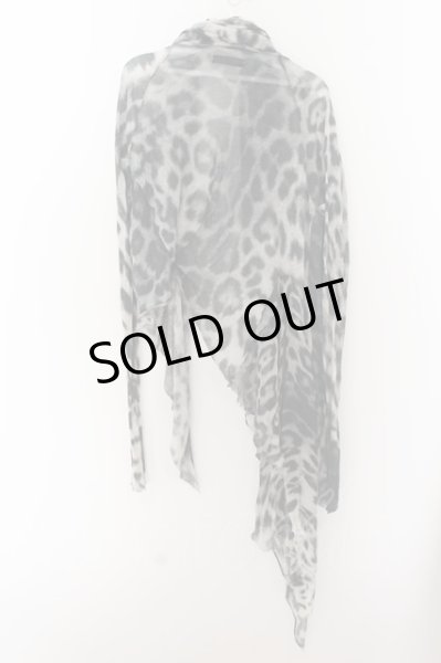 画像2: IFSIXWASNINE / WILDHORSE/MINI　レオパードカーディガン 1 グレー O-24-05-16-011-IF-to-YM-OS (2)