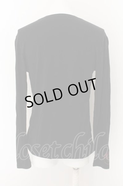 画像2: 14th Addiction / ROYALFLASH別注　triangleカットソー 1 ブラック O-24-05-16-016-14-to-YM-OS (2)