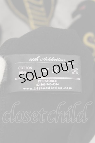 画像4: 14th Addiction / ROYALFLASH別注　triangleカットソー 1 ブラック O-24-05-16-016-14-to-YM-OS (4)