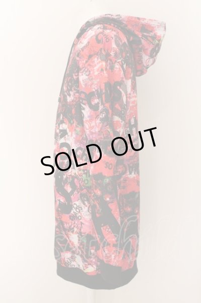 画像2: NieR CLOTHING / ZIPパーカー【CHAOS】 F レッド O-24-05-16-017-NC-to-YM-OS (2)