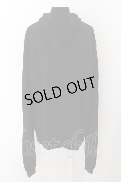 画像3: Moonage Devilment（清春） / 刺繍L/SサイドZIPオーバープルフーディ　パーカー 46 ブラック O-24-05-16-020-MO-to-YM-ZT444 (3)