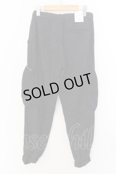 画像2: ZARA / リヨセルカーゴパンツ EU S ブラック O-24-05-19-033-ZA-pa-YM-ZT259 (2)