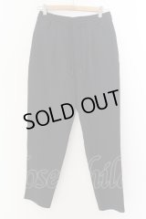 【WINTERセール】ZARA / カノコスラックスパンツ EU S ブラック O-24-05-19-034-ZA-pa-YM-ZT259